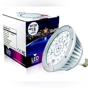 Two (2) - Waterproof 12V 40W LED Color Changing Pool Light Bulbs
